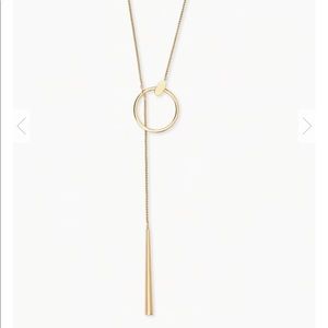 Kendra Scott Tegan Y Necklace In Gold